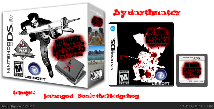 No More Heroes DS Bundle Pack box art cover