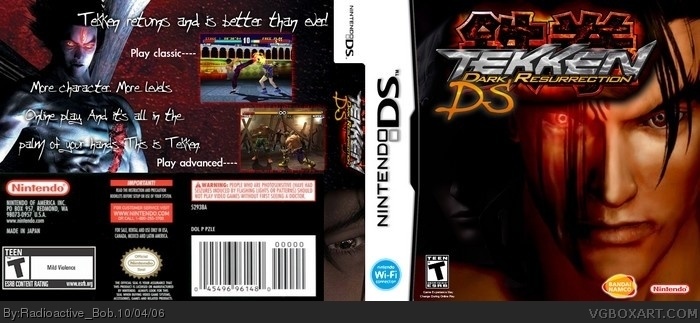 Tekken: Dark Resurection DS box art cover