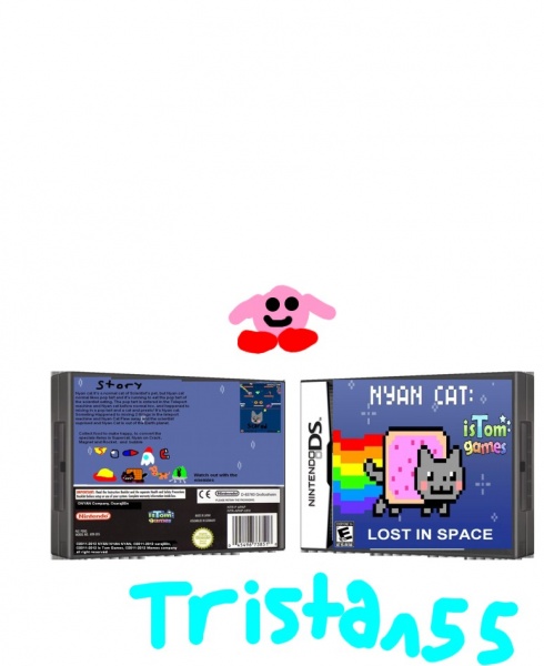 nyan cat lost in space to color