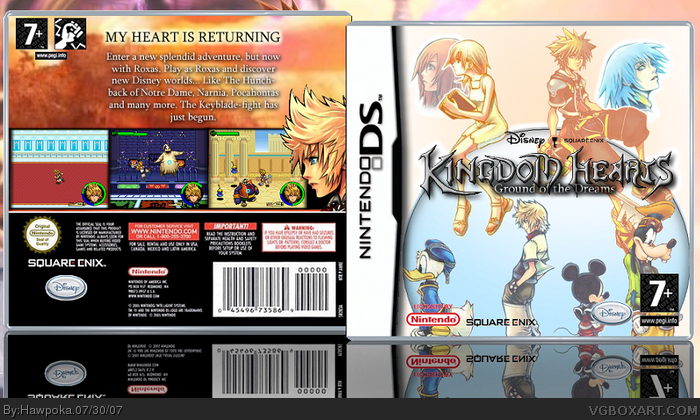 Kingdom Hearts: Ground of the Dreams box art cover