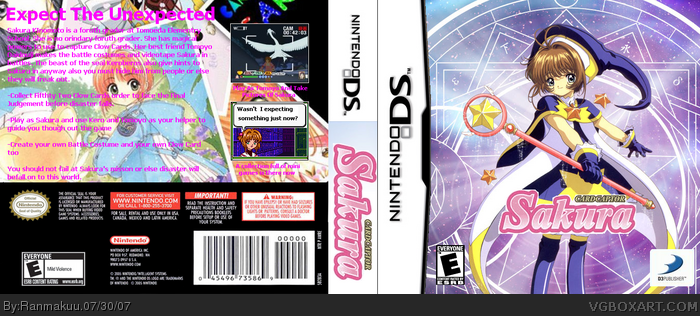 Cardcaptor Sakura Nintendo DS Box Art Cover by Ranmakuu