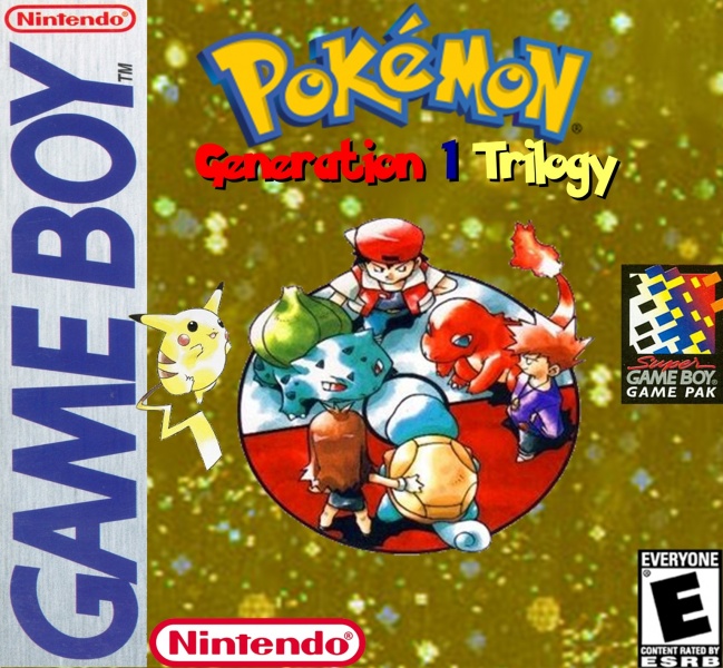 Pokemon Generation 1 Trilogy box art cover