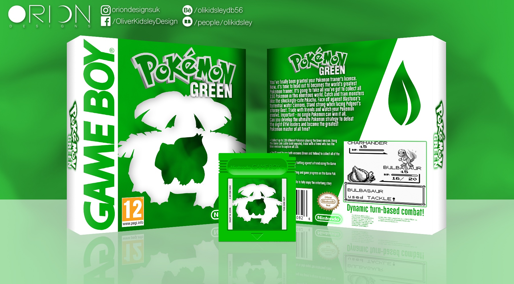 Pokemon Green box cover