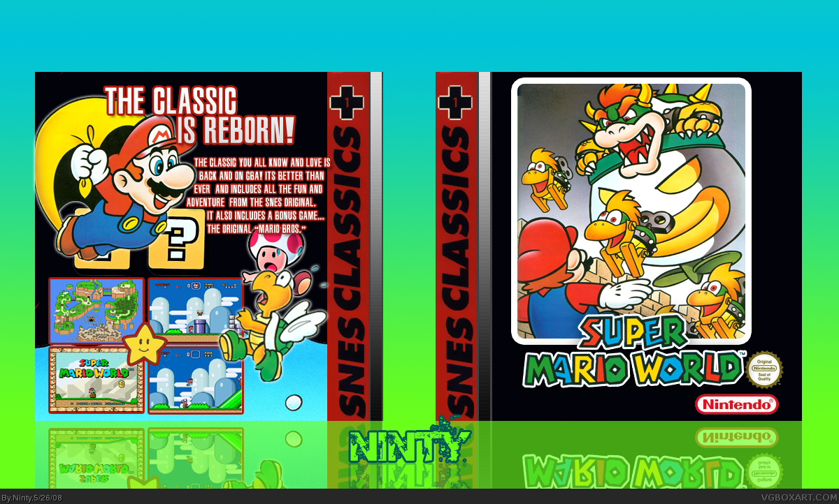 Super Mario World (SNES Classics) box cover