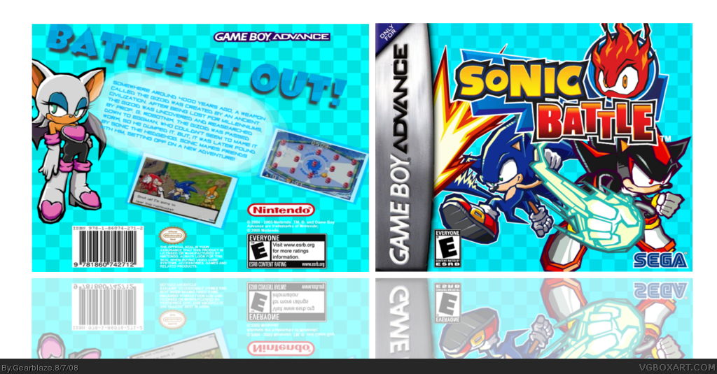 Sonic Battle box cover