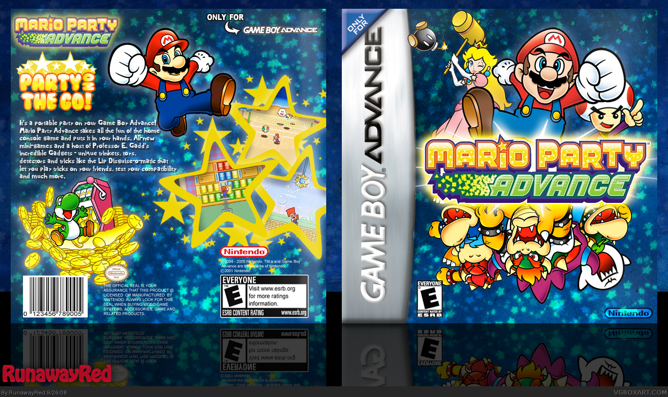 Mario Party Advance box cover
