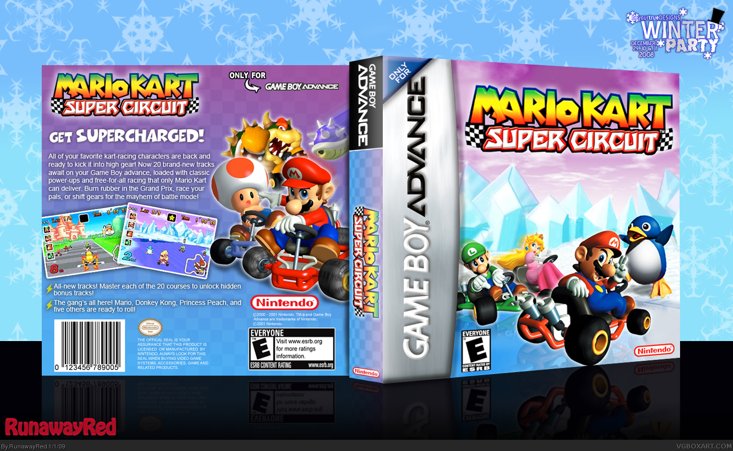 Mario Kart: Super Circuit box cover