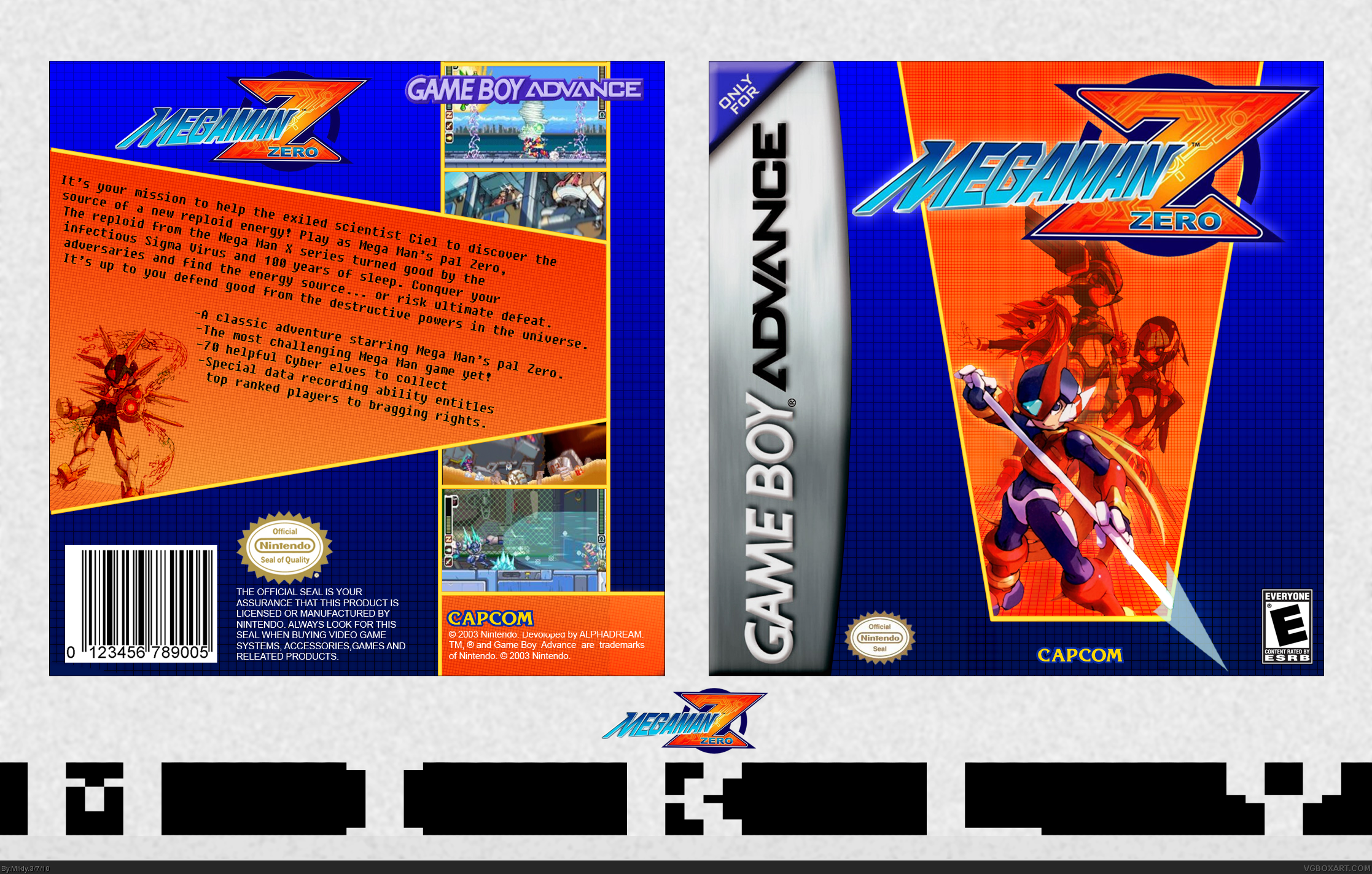 Megaman Zero box cover