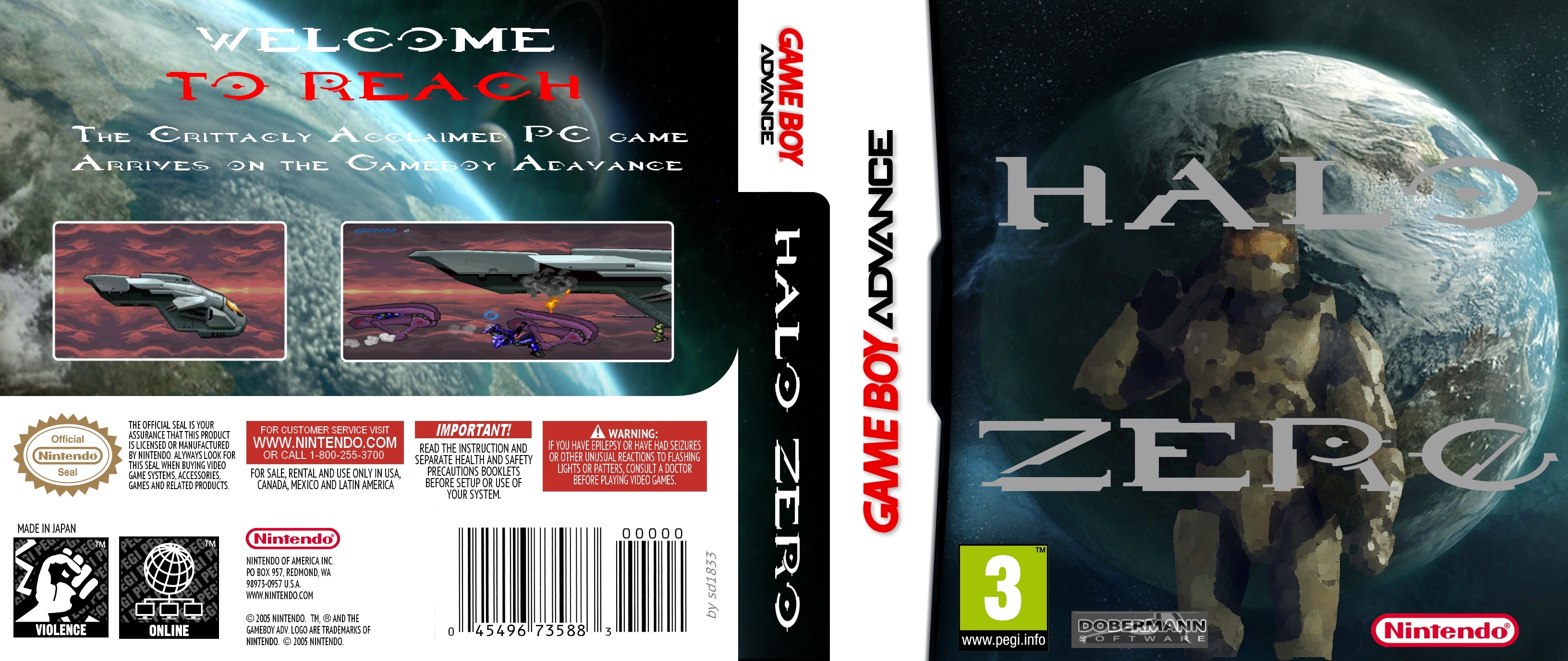 Halo Zero box cover