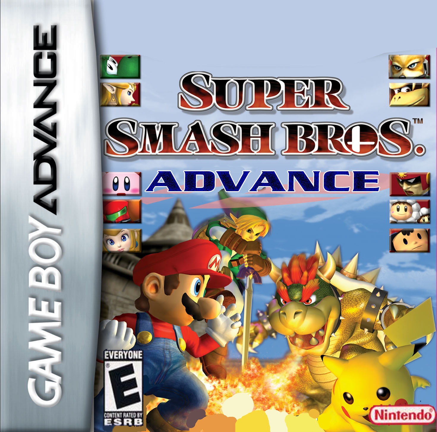 Super Smash Bros. Advance box cover