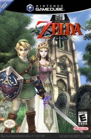 Legend of Zelda Twilight Princess box cover
