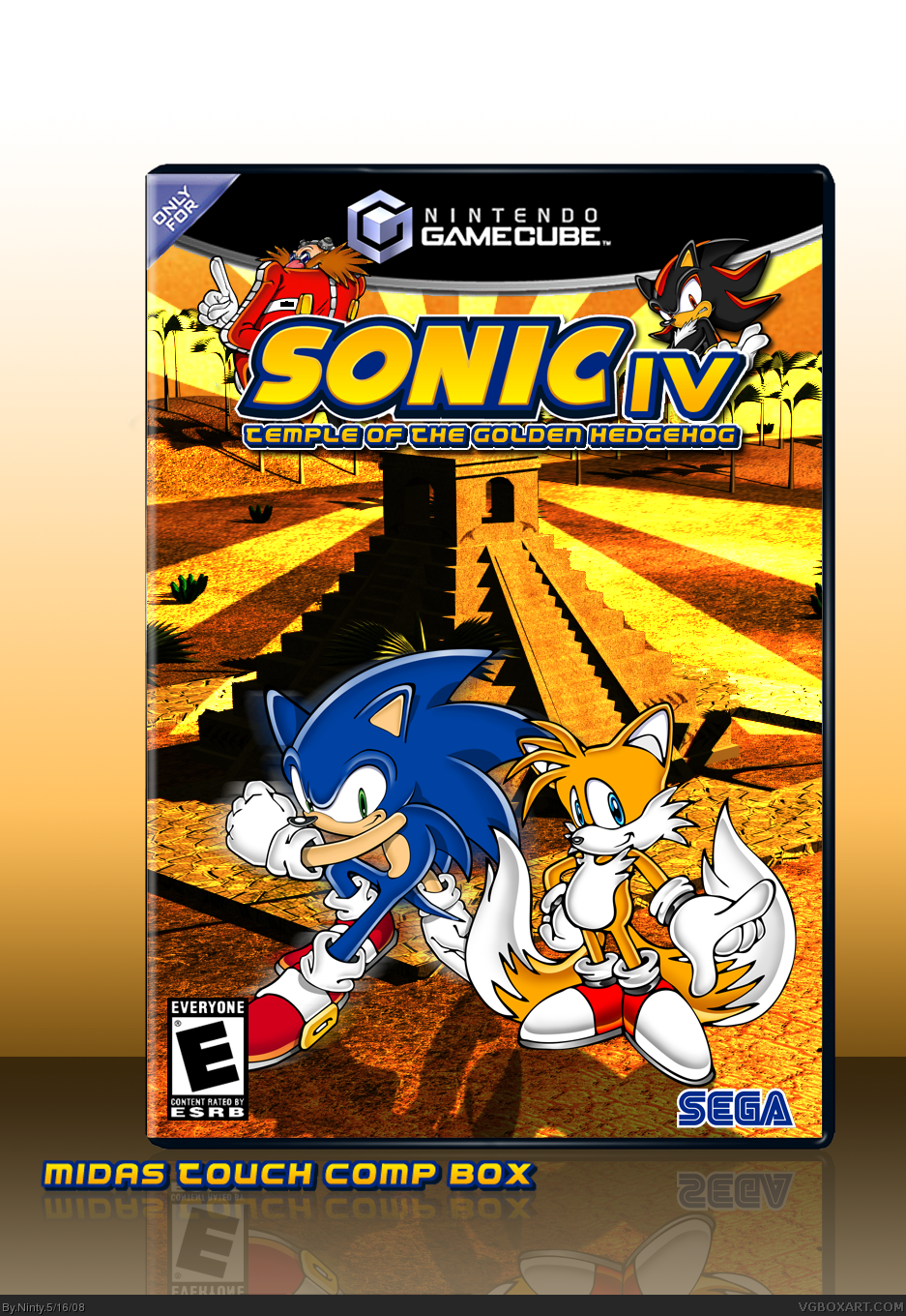 Sonic the Hedgehog IV box cover