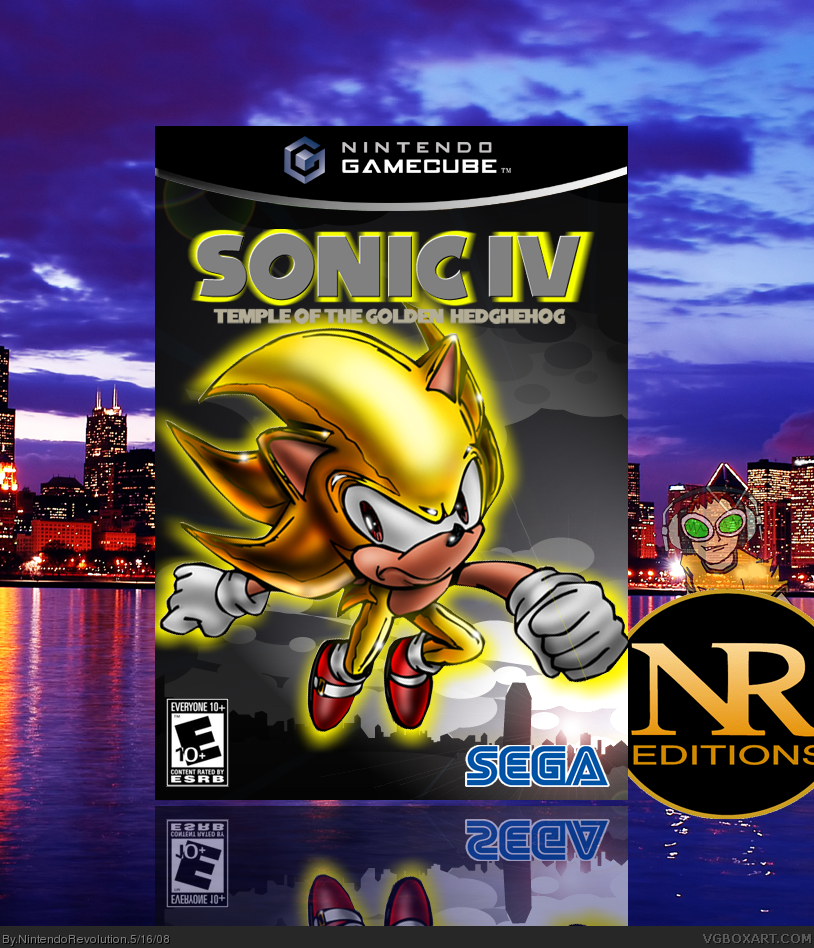 Sonic the Hedgehog IV box cover