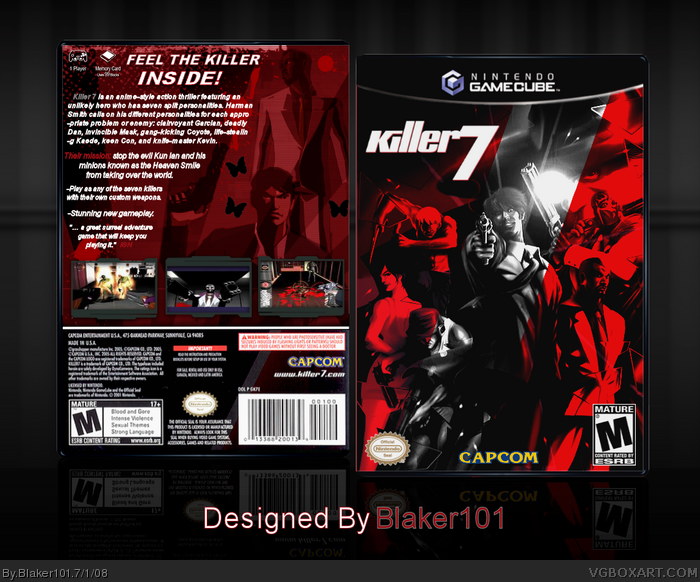 Killer 7 box art cover