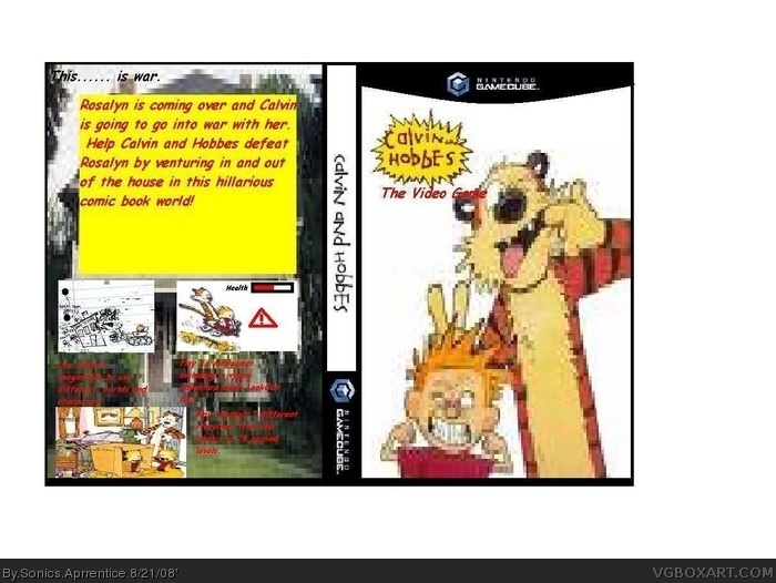 Calvin & Hobbes box art cover