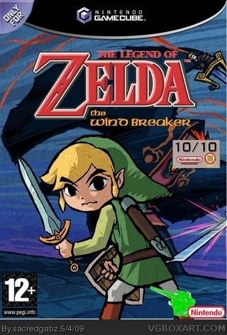 The Legend of Zelda: The Wind Breaker box art cover