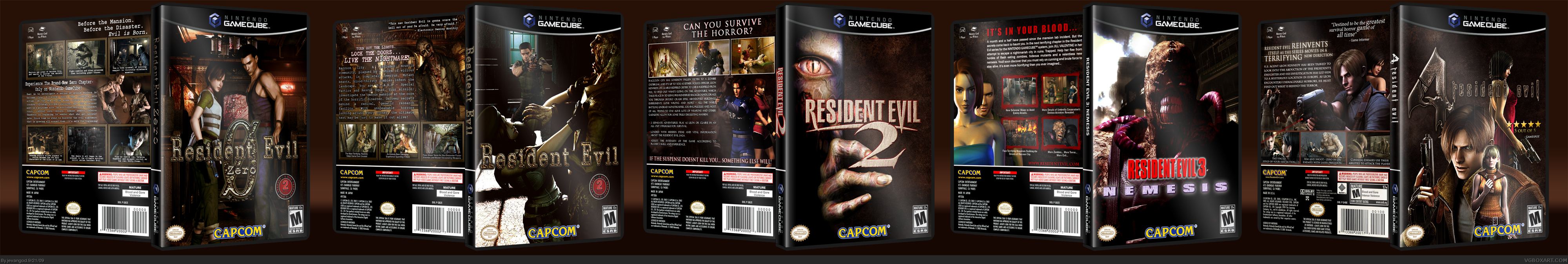 Resident Evil 0-4 box cover