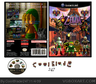 The Legend of Zelda: Majora's Mask box art cover