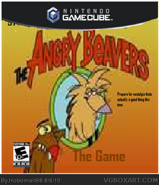 THe ANGRY BeAVERS GAMe box cover