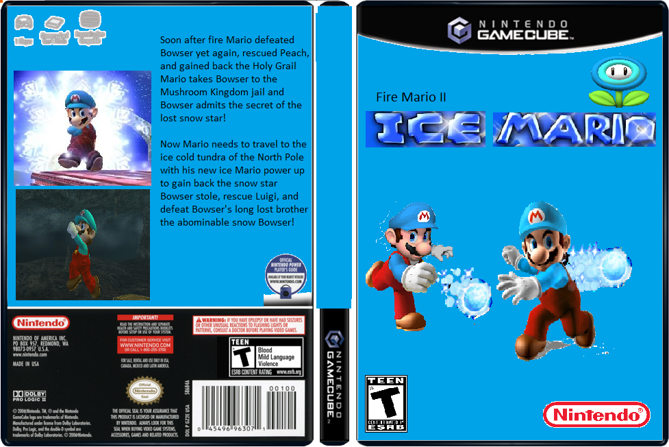 Fire Mario 2: Ice Mario box cover