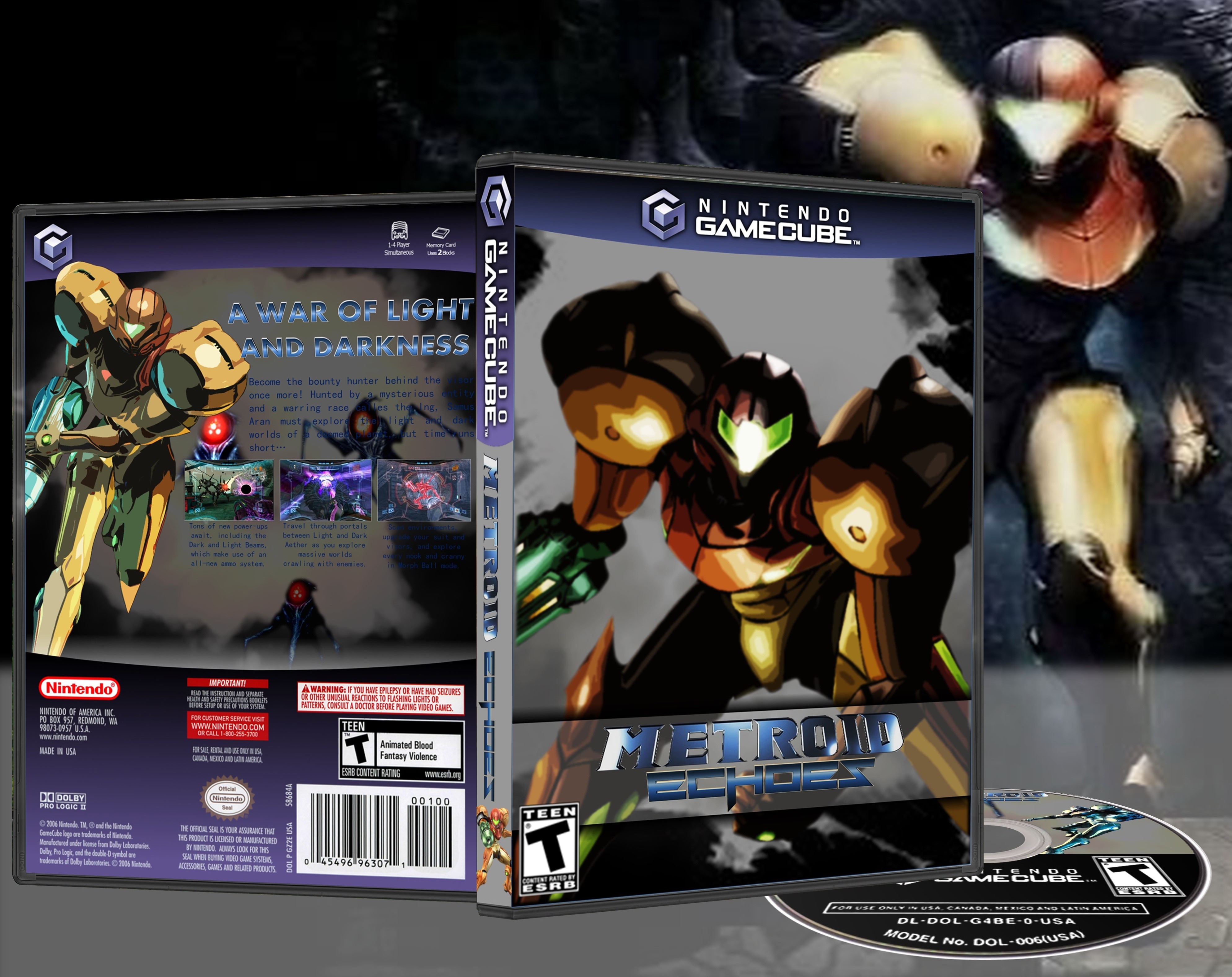 Metroid Prime 2 Echoes box cover