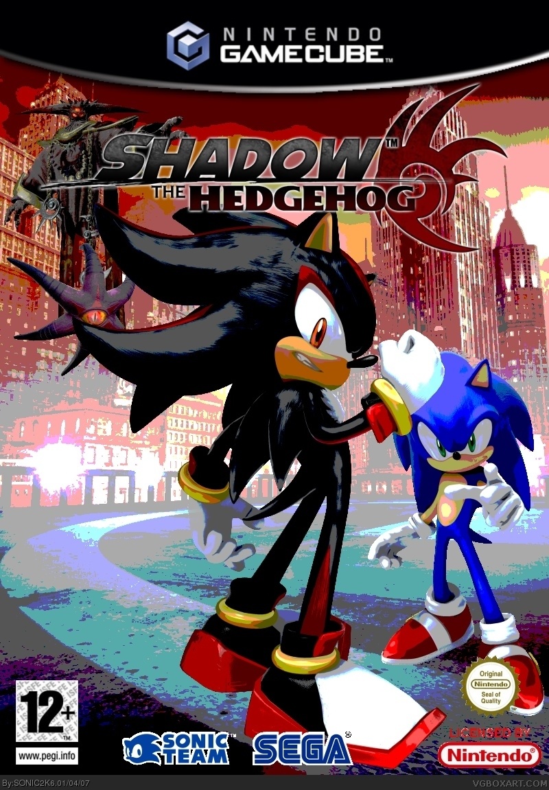 Shadow the Hedgehog box cover