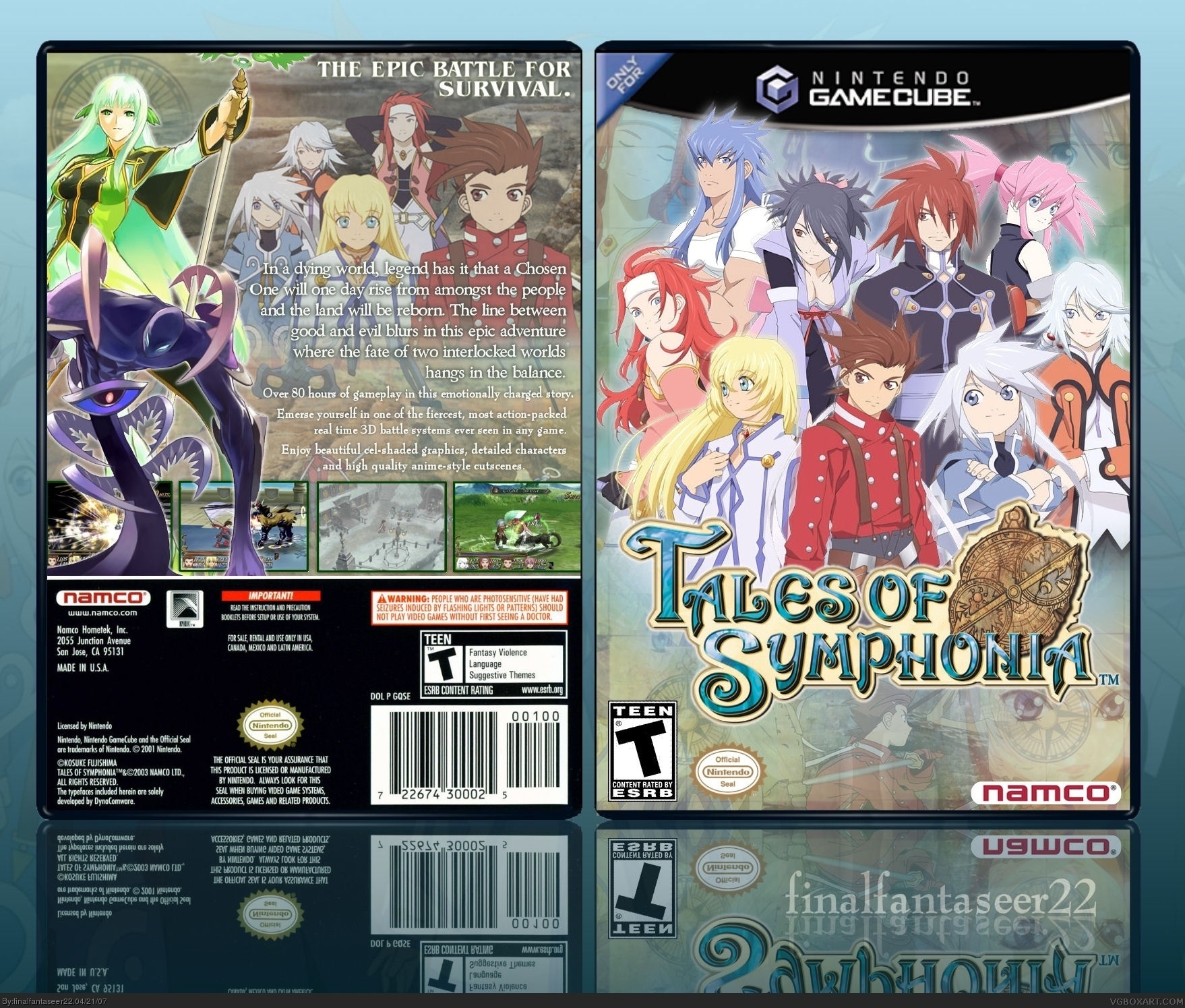 Tales of Symphonia box cover