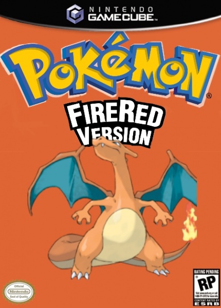 Pokemon Fire Red Version box cover