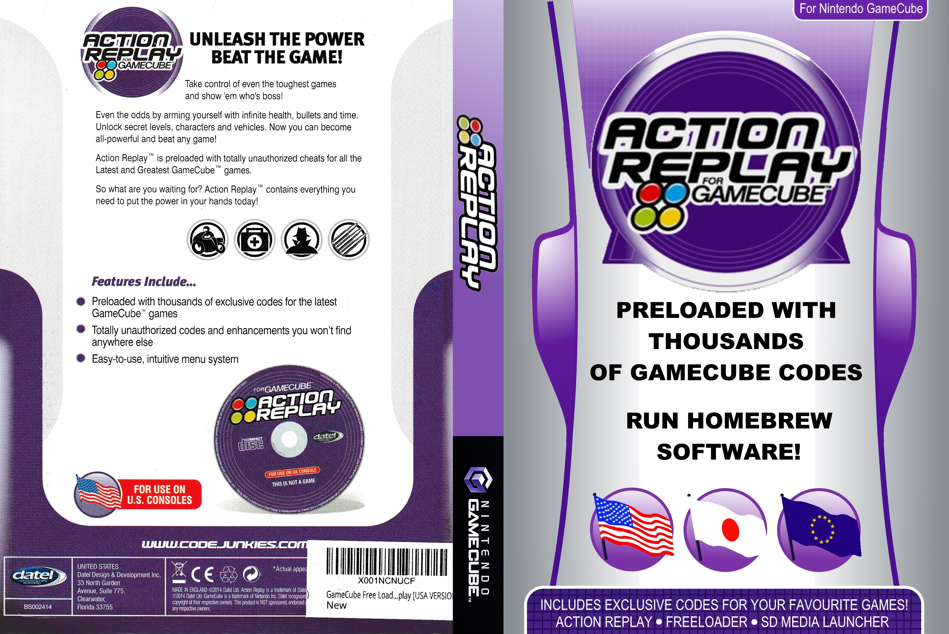 Action Replay box cover