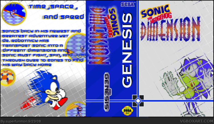 Sonic Dimension box art cover