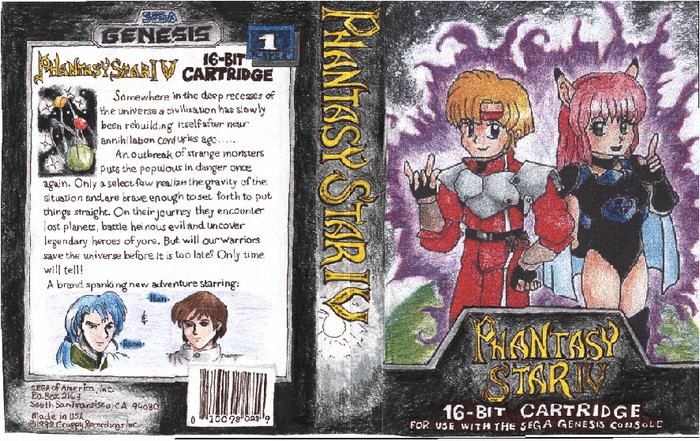 Phantasy Star IV box art cover