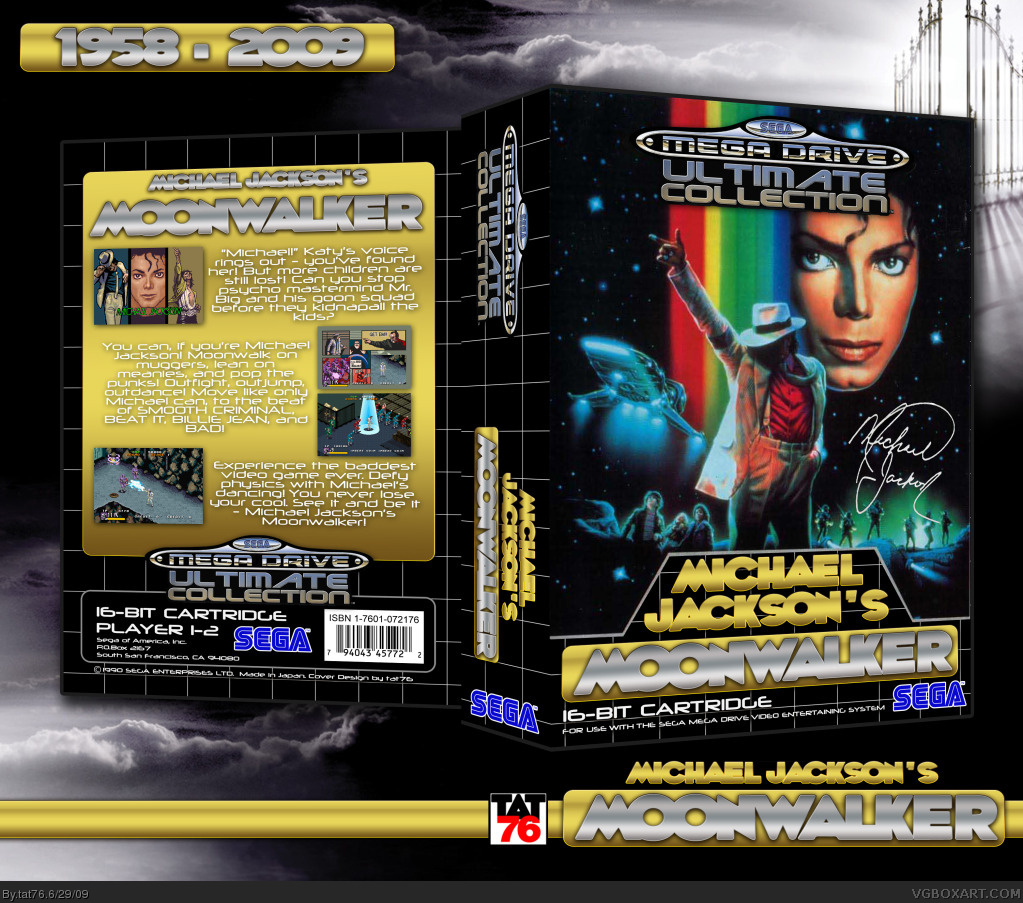 Michael Jackson's Moonwalker box cover
