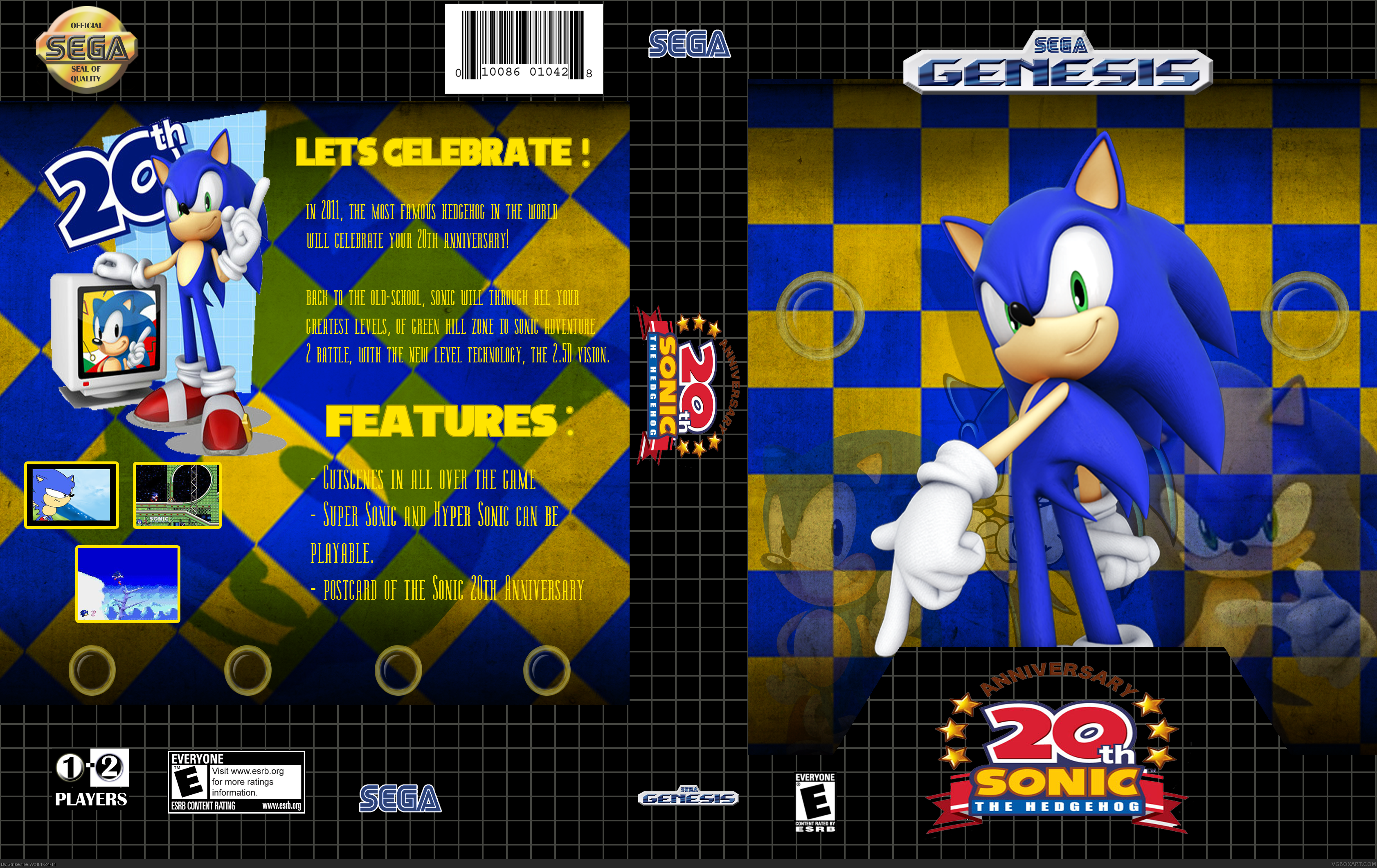 Sonic 20th Anniversary box cover