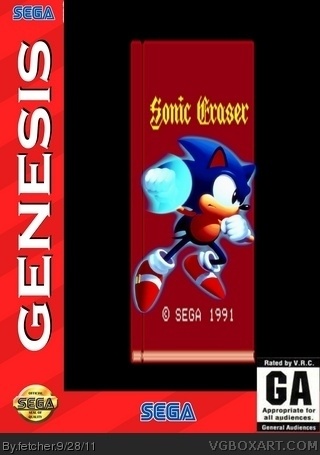 Sonic Eraser box art cover
