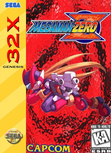 Mega Man Zero box art cover