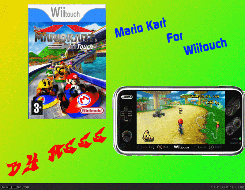 Mario Kart Wiitouch box cover