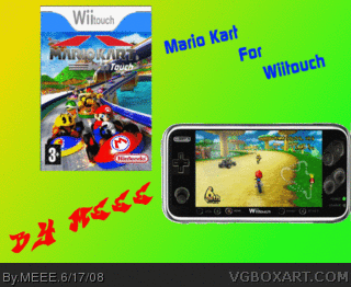 Mario Kart Wiitouch box art cover