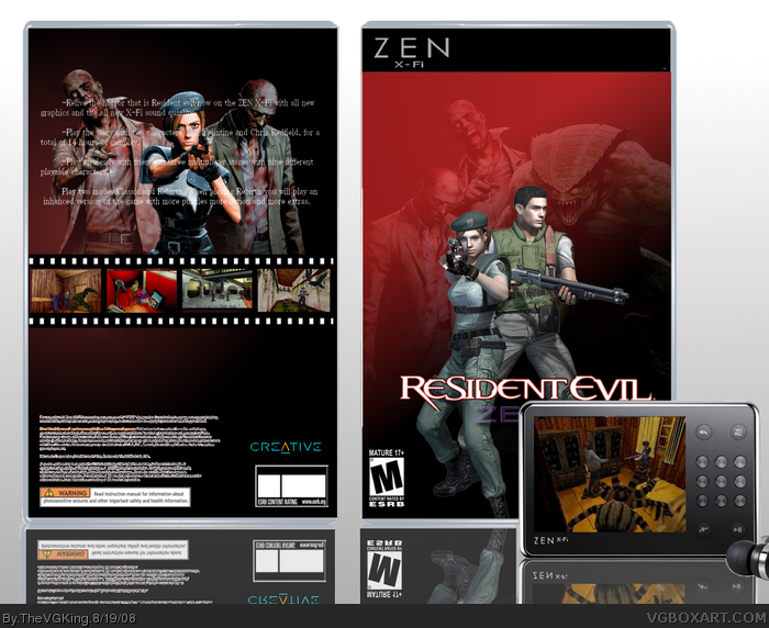 Resident Evil ZEN box art cover