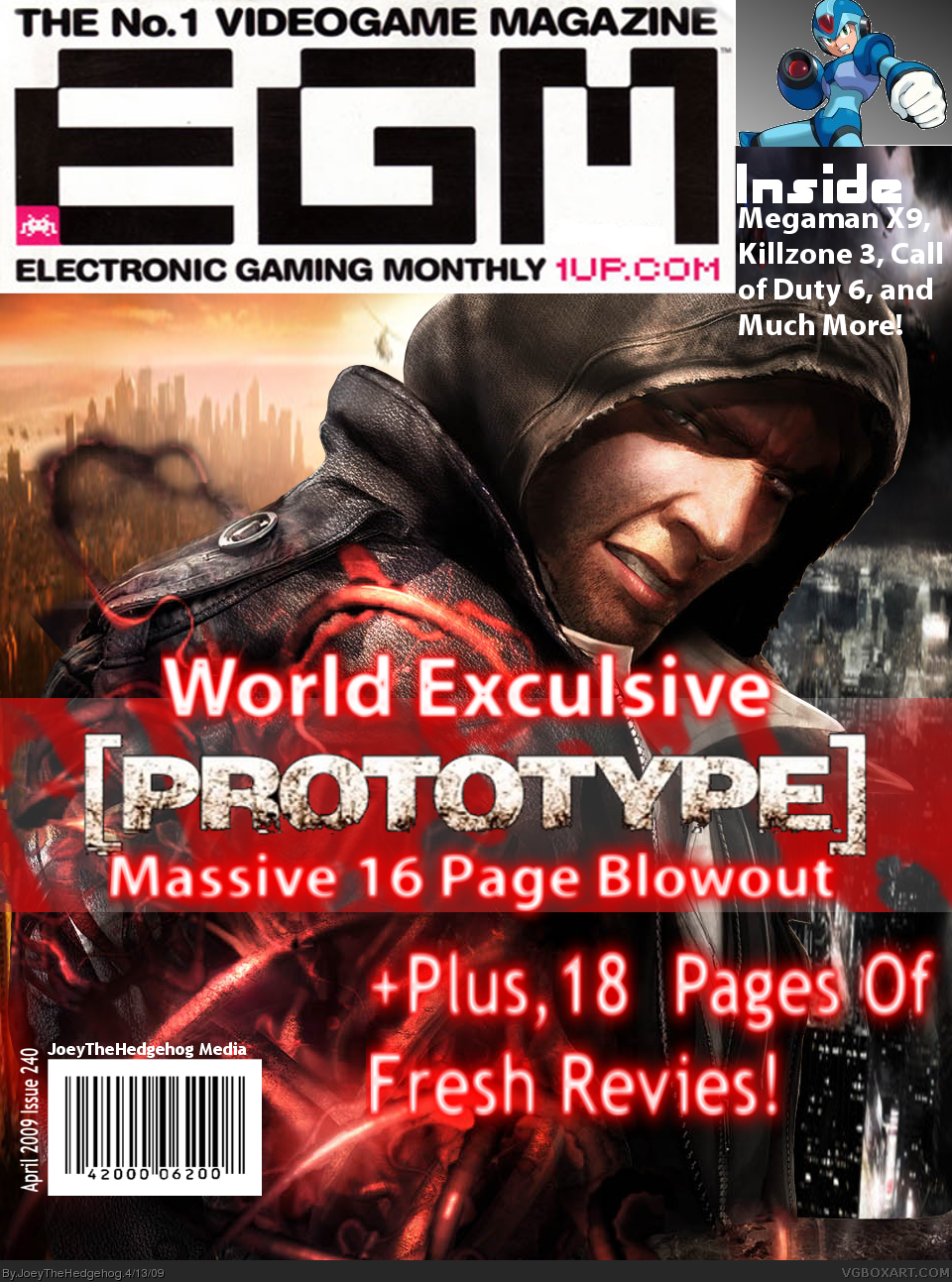EGM Magazine (Prototype) box cover