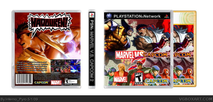 Marvel vs Capcom 2 PSN/XBLA box art cover