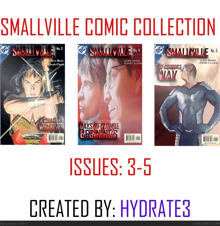Smallville Comic Books box cover