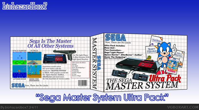 Sega Master System Ultra Pack box art cover
