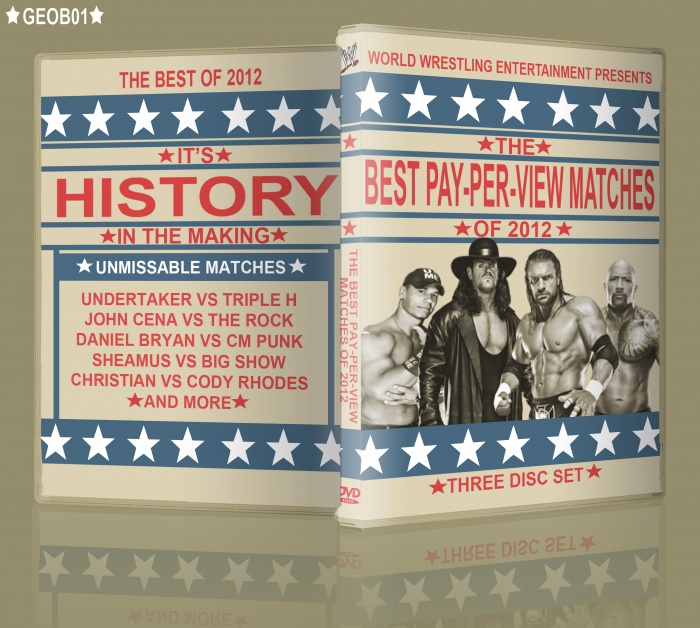 The Best PPV Matches Of 2012 box art cover