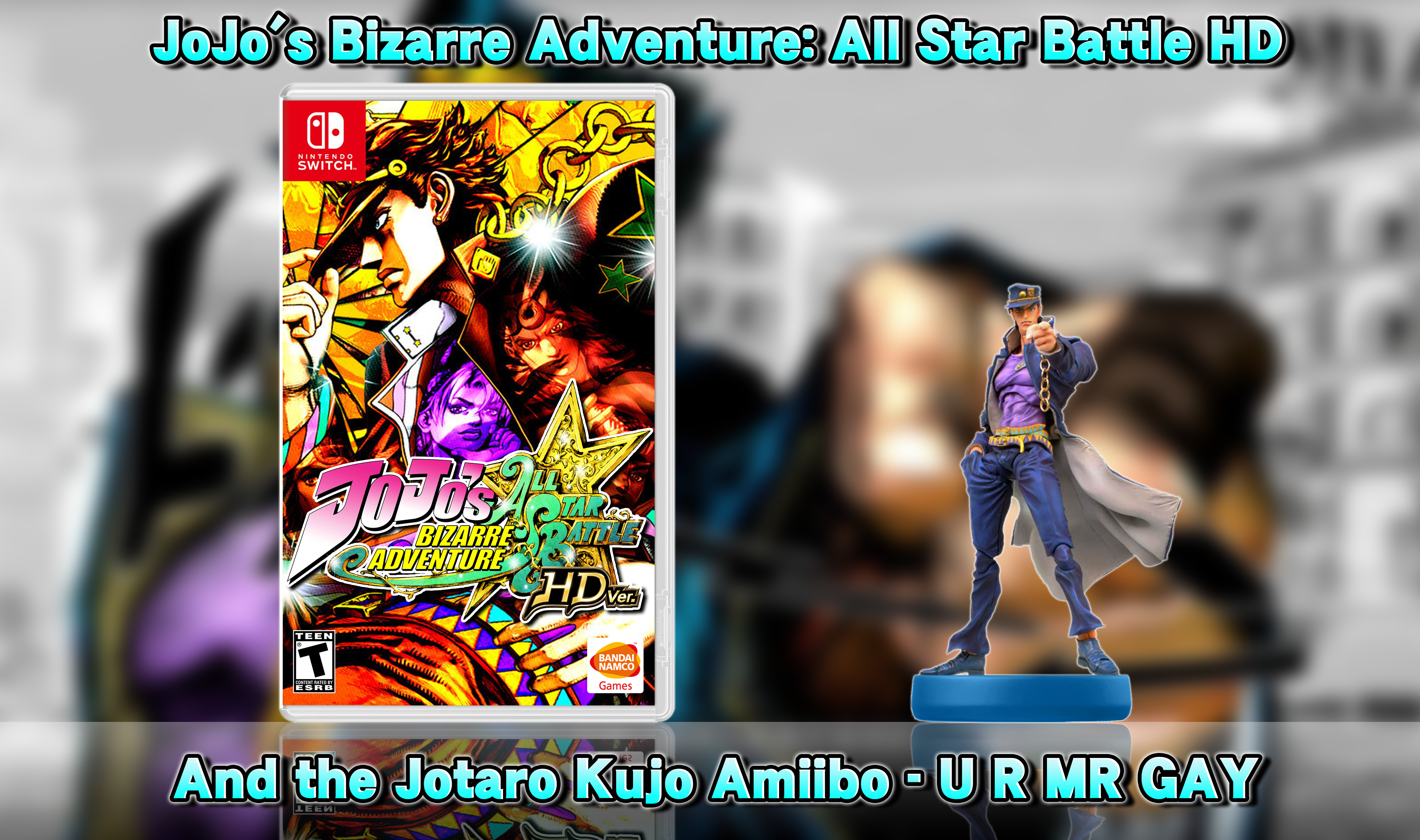 JoJo's Bizarre Adventure: All Star Battle HD box cover