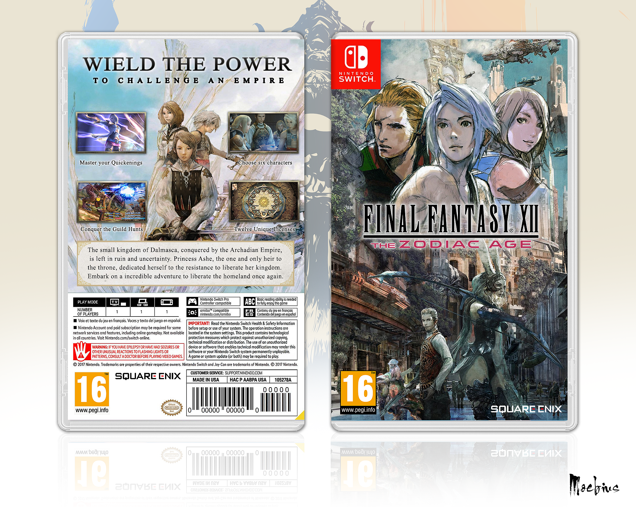 Final Fantasy XII: The Zodiac Age box cover