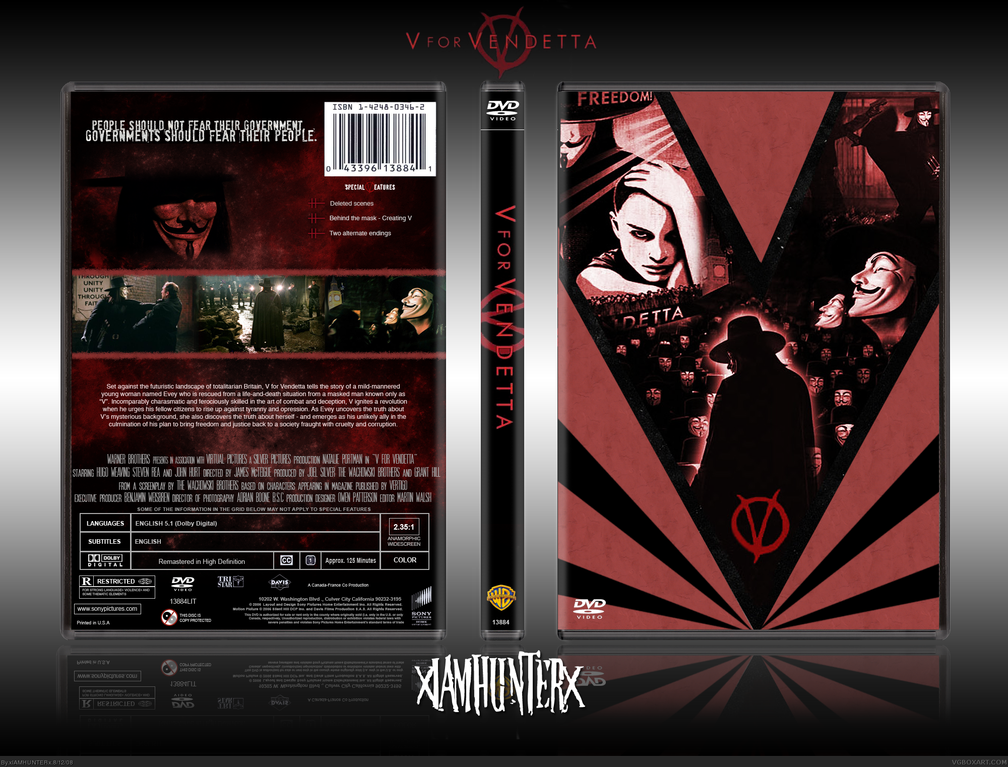 V for Vendetta box cover