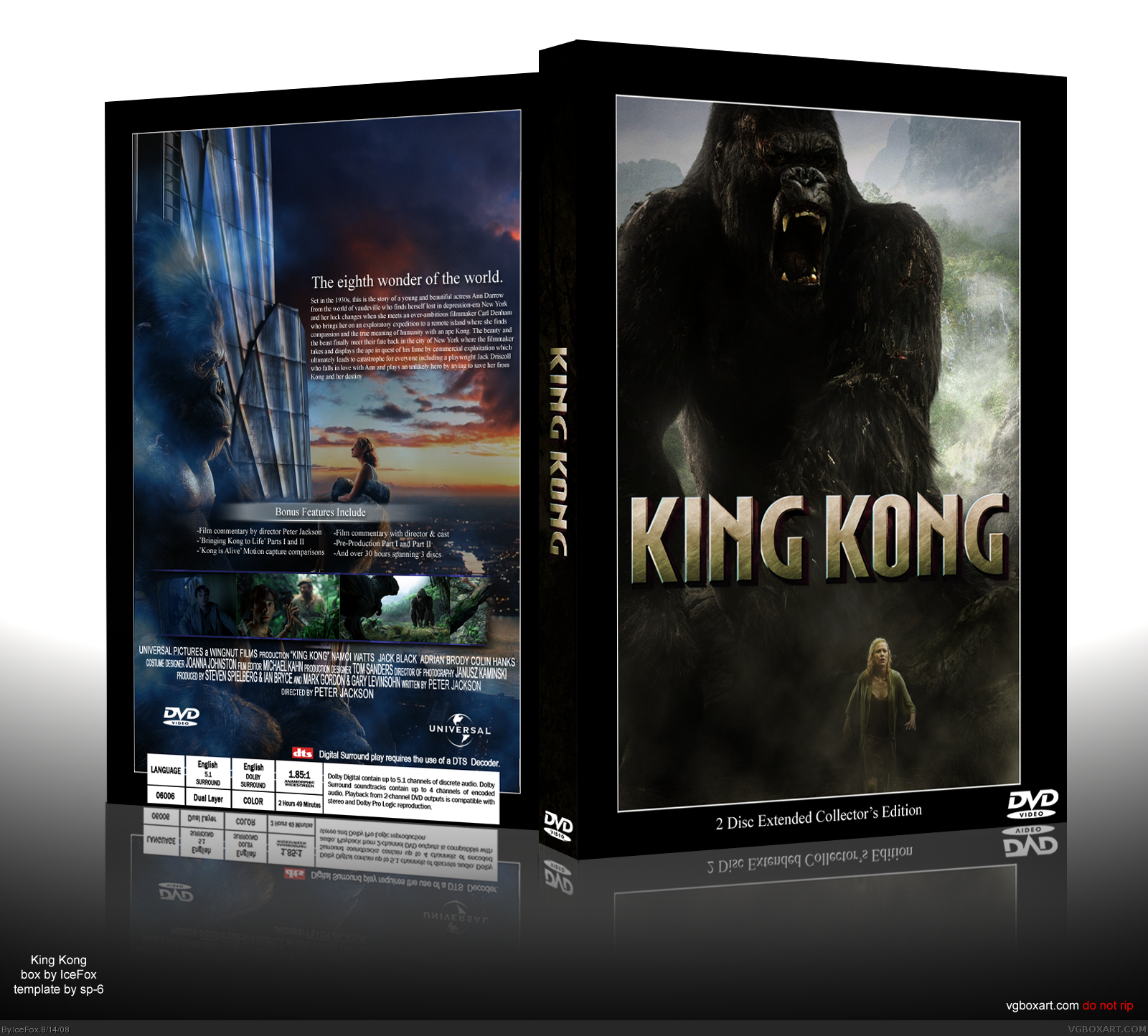 King Kong box cover