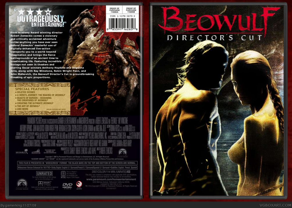 Beowulf: Director's Cut box cover