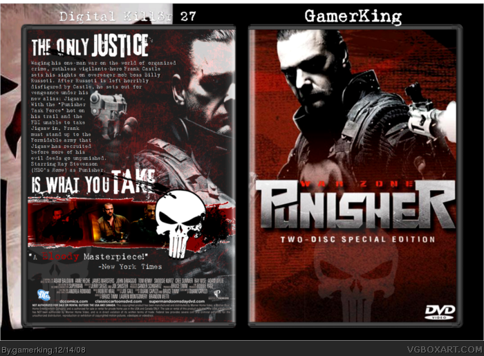 Punisher: War Zone box art cover