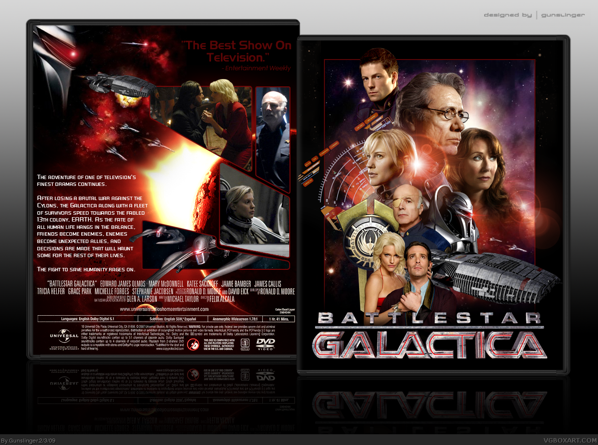 Battlestar Galactica box cover